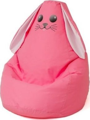 Puf sako Go Gift Rabbit, 105 x 80 cm, rozë