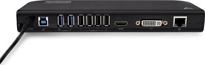 Dok stacion për laptop V7 UDDS2, USB 3.2, HDMI DVI, i zi