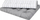 Jastëk i gjatë për shpina palete HOBBYGARDEN LEO, 120x40 cm, material Ekolen, gri