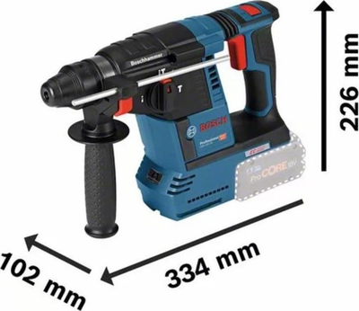 Çekiç elektrik pa kabllo Bosch GBH 18 V-26, 18V, SDS-plus, pa bateri, në kuti
