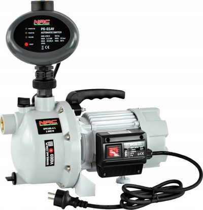 Pompë uji për kopsht NAC GPE100-A-L, 1000W, 4500 l/orë, gri