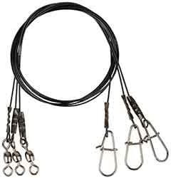 Lidhëse peshkimi Savage Gear Black7 Trace, 30cm, 11kg, e zezë