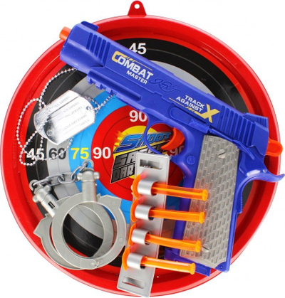 Сет полиција играчка MEGA CREATIVE 526156, со аксесоари, за деца, шарен