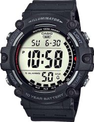 Orë dore Casio AE1500WH 1, dixhitale, rezistente ndaj ujit 100m, e zezë