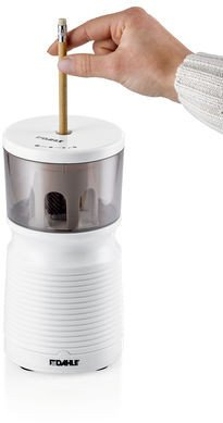 Електрична острилка за моливи Dahle 00210-14411, 230V, проѕирен контејнер, бела
