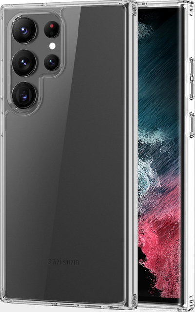 Kuti mbrojtëse DUX DUCIS Clin për Samsung Galaxy S23 Ultra, TPU plastike, mbështetje karikim wireless, transparente