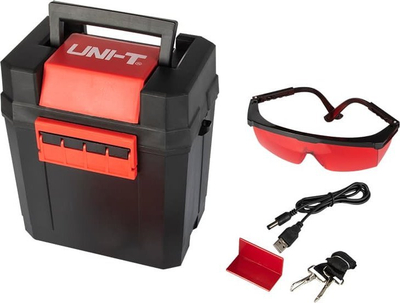Nivel lazer Blow LM520 Uni T, vetërrafshim automatik, rreze 360°, i kuq