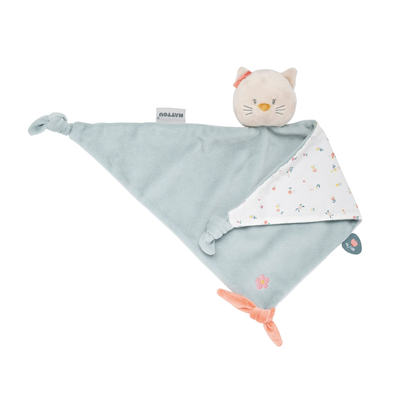 Mbajtse per meme Doudou Cat Lana - 65x35 cm - Dusty Blue