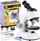 Set mikroskop laboratorik për kalamaj Zauber ZA3685, 3 zmadhime, ndriçim me llampë, shumëngjyrësh