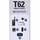 Radiolidhje Motorola TLKR T62, set 2 copë, USB, blu