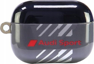 Mbulesë Audi IML Sport Case për AirPods Pro 2, material TPU PC, me kapëse, e zezë