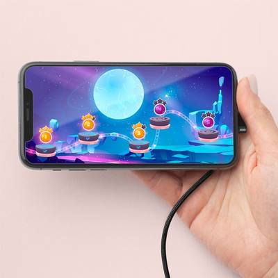 Kabllo USB LogiLink CU0193, USB 2.0, 2 m, USB C me USB A, e zezë