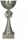 Kupë metalike Victoria Sport, 20cm, argjendi