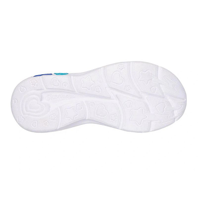 Atlete për goca Skechers Snuggle Sneaks Skech Squad, tekstile sintetike, që lahen në makinë, blu