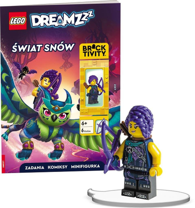 Libër aktiviteti LEGO DREAMZzz Dream World, me komikë, me minifigurinë LEGO, shumëngjyrësh