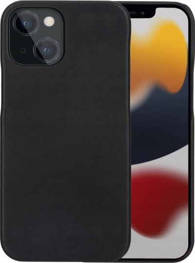 Këllëf telefoni Dbramante1928 Lynge për iPhone 13 mini, lëkurë e vërtetë, me kapak, i zi