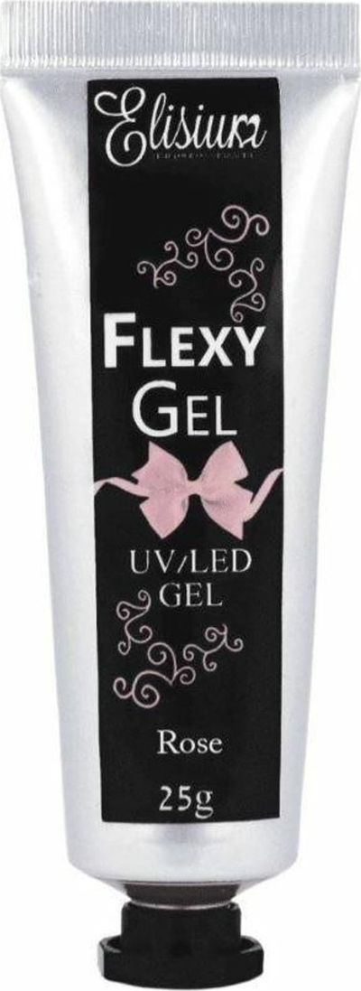 Xhel ndërtues për thonj Elisium Flexy Gel Light Rose, 25g, rozë e çelur