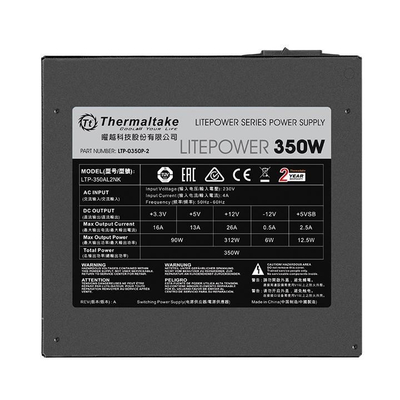 Furnizues energjie Thermaltake Litepower II PS-LTP-0350NPCNEU-2, 350W, ATX, i zi