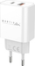 Karikues rrjeti Montis MT123, 20W, 1x USB A 1x USB C, i bardhë gri