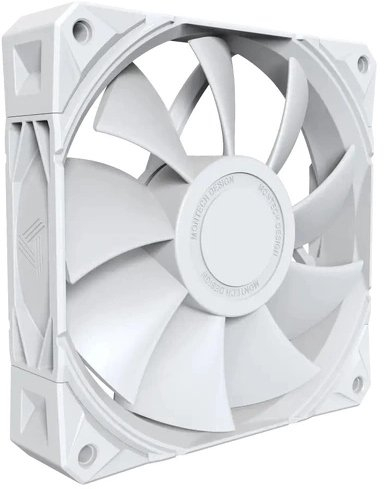 Ventilator keste Montech E28 PWM, 120mm, i bardhë