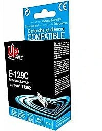 Кертриџ боја UPrint E-129C XL, цијан, реновиран, алтернатива за Epson T1292