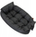 Shtrat për qen Doggy Bed Twice 2 në 1, 95x70cm, i papërshkueshëm nga uji, i zi