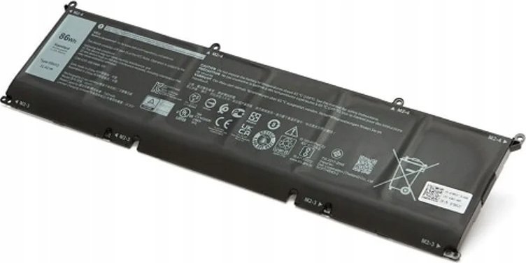 Bateri laptopi Dell 70N2F, 86Wh, 6 qeliza, e zezë 2