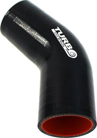 Zorrë silikoni 45° TurboWorks Pro, 76mm, e zezë
