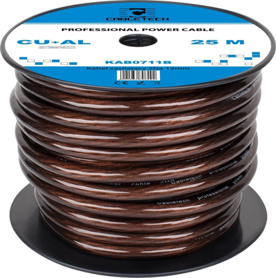 Kabllo fuqie për veturë Cabletech 2Ga, CU+AL, OD 12 mm