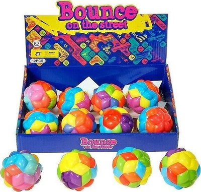 Top lodër Adar Bounce on the Street, 6.3 cm, shumëngjyrësh, plastik