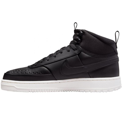Këpucë sport Nike Court Vision Mid, të zeza Phantom