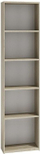 Рафт за книги Topeshop Shelf Unit 40cm, 182cm, боја сонома