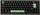 Set keycaps GMK Additional Kit, ABS double shot, për ISO dhe ANSI, jeshile pastel