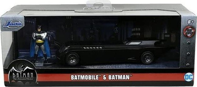 Makina lodër Dickie Jada Batman Batmobile, shkallë 1:32, me figurinë 5 cm, e zezë