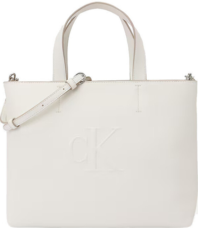 Çantë dore për femra Calvin Klein mCK5407, e bardhë