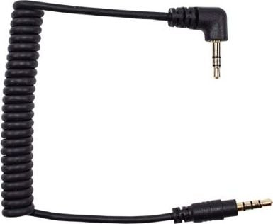 Kabllo audio CKMOVA AC-TRS, 3.5mm TRS në 3.5mm TRRS, e zezë