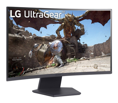 Monitor gaming LG UltraGear 32GS60QC-B, 31.5", 2560 x 1440, i zi