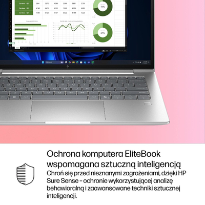 Лаптоп HP EliteBook 6 G1i, 14\", Intel Ultra 5 225U, сребрен