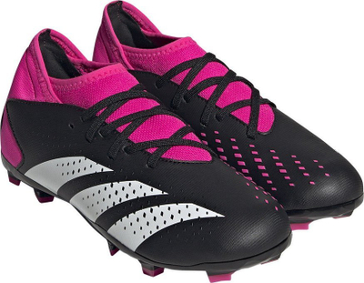 Këpucë futbolli Adidas Predator Accuracy.3 Junior, tapat FG, për goca, të zeza me rozë