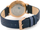 Orë për meshkuj G.Rossi 10853A-6F3, quartz, rrip lëkure, blu