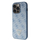 Futrollë telefoni Guess GUHCP14LP4TDSCPB për iPhone 14 Pro 6.1", hardcase Crossbody, blu