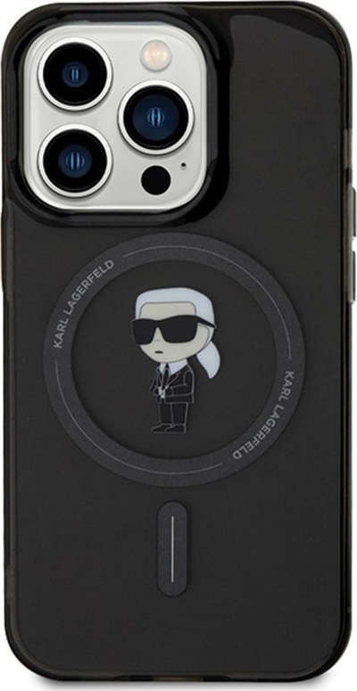 Kapak telefoni Karl Lagerfeld KLHMP14XHFCKNOK, për iPhone 14 Pro Max 6.7", MagSafe, i zi