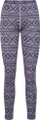 Leggins termoaktivë Kari Traa Floke Pant, lesh merino, për gra, blu me motive