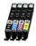 Set i ngjyrave për printer Canon CLI-551, 300 faqe, kaltër/verdhë/vjollcë/zezë