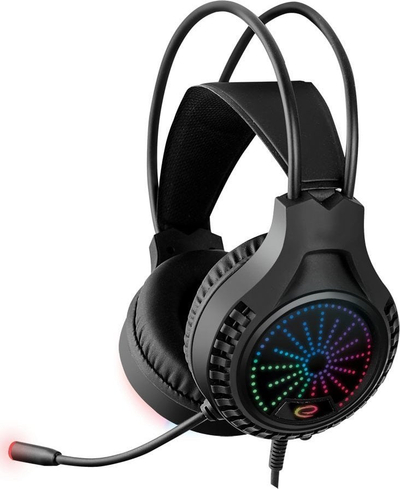 Kufje gaming Esperanza Aviator EGH5000, me mikrofon, me kabllo, me drita RGB LED