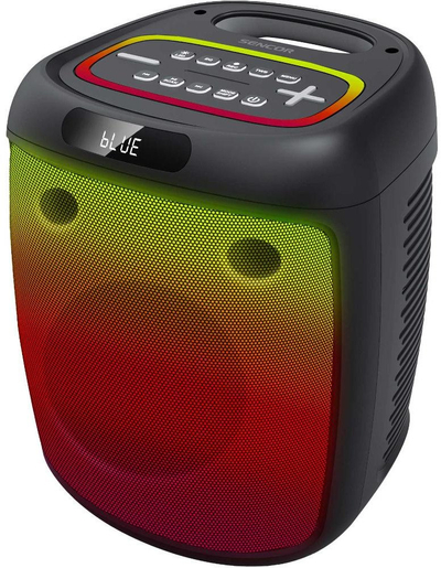 Boks party Sencor Partycon Base, Bluetooth, me mikrofon pa kabëll, i zi
