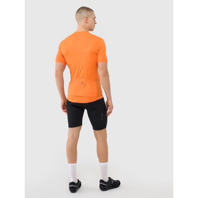 Pantallona çiklizmi për burra 4F SHORT TIGHTS FNK M030 me xhel nga brenda, me xhep anësor, të zeza