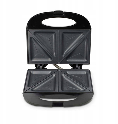 Toster per sanduiçe Melissa 16240112, 750W, pllaka trekëndore, i zi