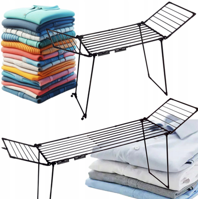 Tharëse rrobash Brunbeste Folding Large, e palosshme, XXL, e zezë
