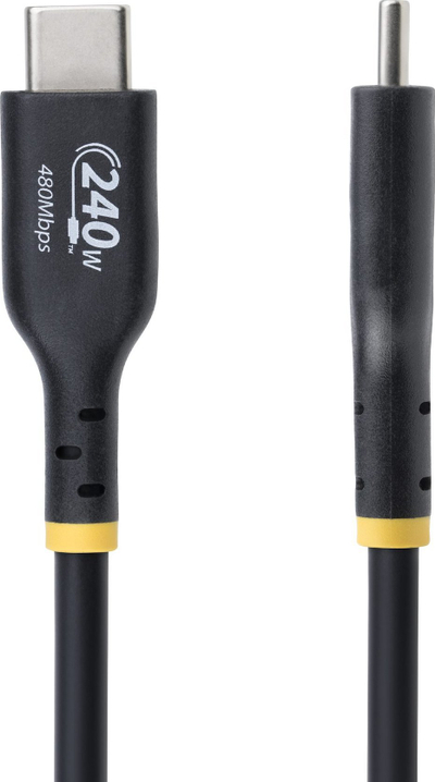 Kabllo karikimi USB C StarTech 3m, 240W PD, USB 2.0, e zezë